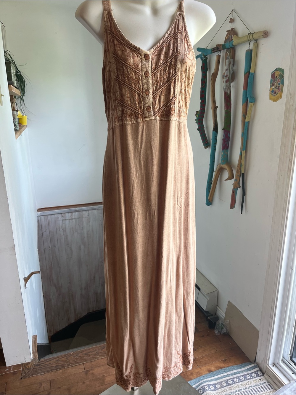 Point Final Maxi Dress – 100% Cotton
